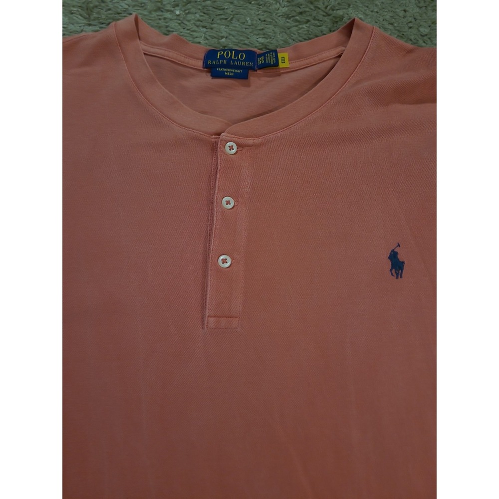 Polo Ralph Lauren Featherweight Mesh Henley Short-Sleeve Shirt 3XB